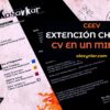 Ceev Extensión Chrome para CV en 1 minuto